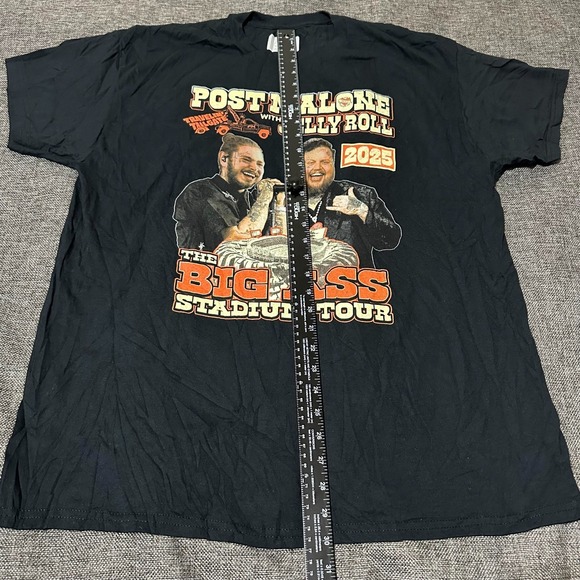 Gildan Men's Post Malone With Jelly Roll 2025 Big Ass Stadium Tour Shirt - Picture 2 of 8